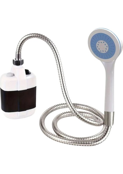 Portatif Şarjlı Kamp Bahçe Outdoor Duş Başlıklı Seyyar Duş Seti 150 cm
