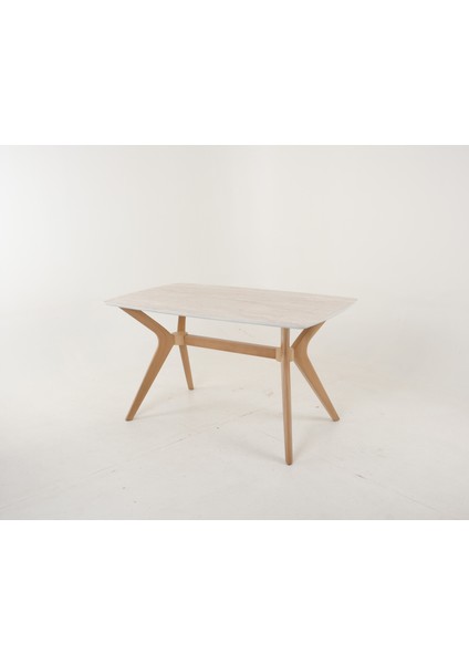 80 x 140 Mutfak Masası Traverten-Ceviz Mdf Salon ve Mutfak Masası Viktoria Model fırsatları