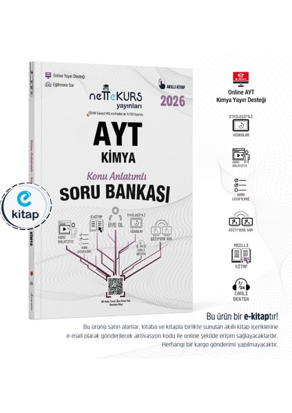 Ayt Kimya Konu Anlatımlı Akıllı Soru Bankası E-Kitap