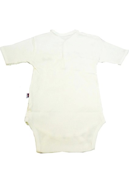 Yarım Kol Kaşkorse Badi (Body) - Ekru 18-24 Ay fiyatları