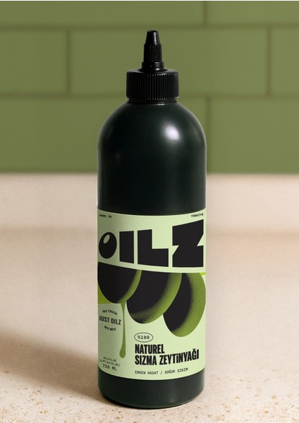 Sıkılabilir Şişe Naturel Sızma Zeytinyağı 750 ml – Soğuk Sıkım, Erken Hasat