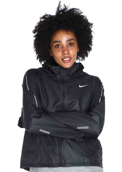 shield Full-Zip Hoodie Kadın Siyah Koşu Ceket CU3385-010 fiyatları