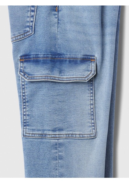 Erkek Çocuk Açık Mavi Supersoft Original Straight Kargo Pull-On Jean Pantolon fiyatları