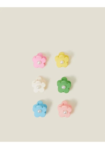 Çiçekli Toka Seti x 6