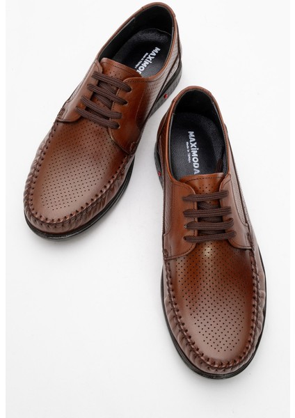 Hakiki Deri, Hava Alabilen, Klima Taban Erkek Casual Ayakkabı