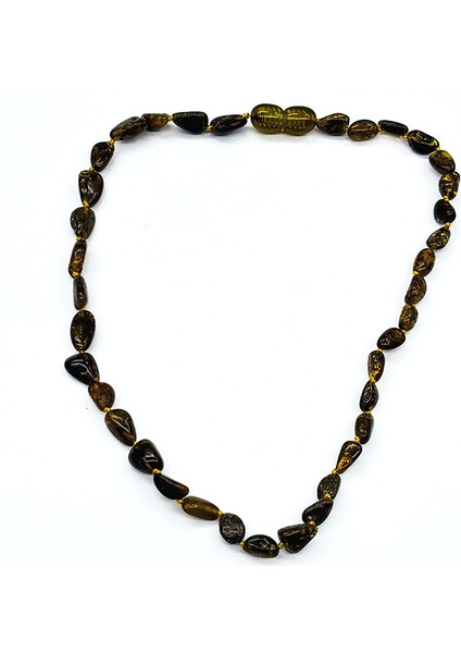 Parçacıklı Orijinal Damla Bebek Kehribar Kolye modelleri