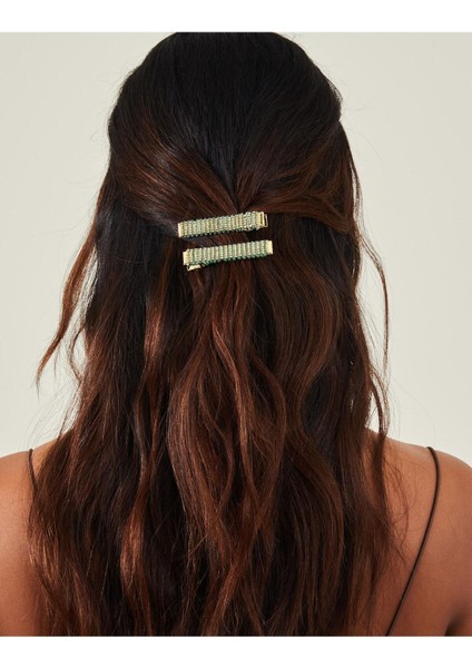 2 x Wrapped Snap Clıps Teal modelleri