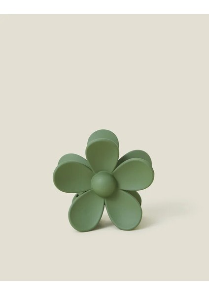Matte Çiçek Toka Yeşil