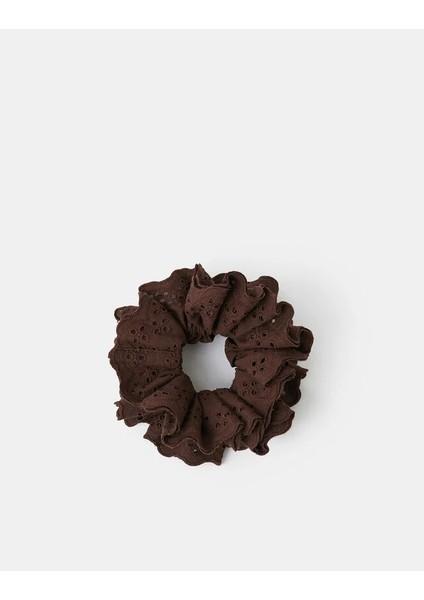 Double Brodeli Saç Lastiği Kahverengi fiyatları