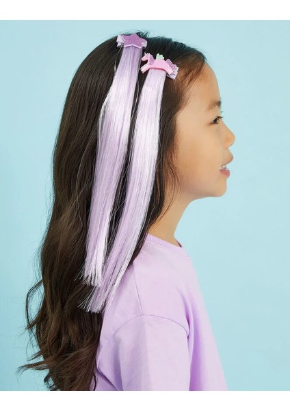 Angels Parlak Unicornlu Takma Saç x 2