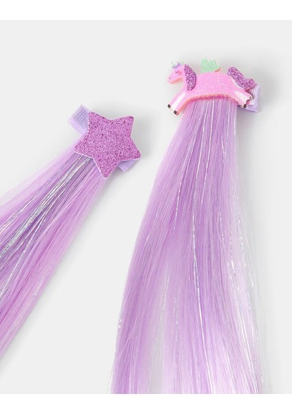 Angels Parlak Unicornlu Takma Saç x 2 modelleri