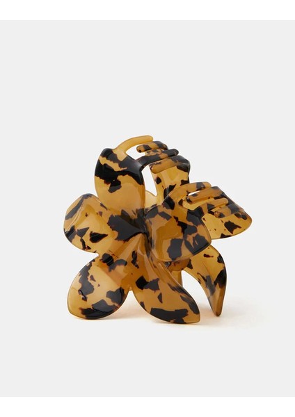 Leopar Desenli Çiçek Toka fiyatları