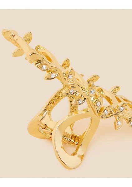 Metal Leaf Claw Clıp Gold fiyatları