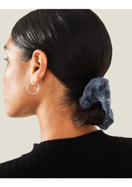 Large Crınkle Scrunc Blue