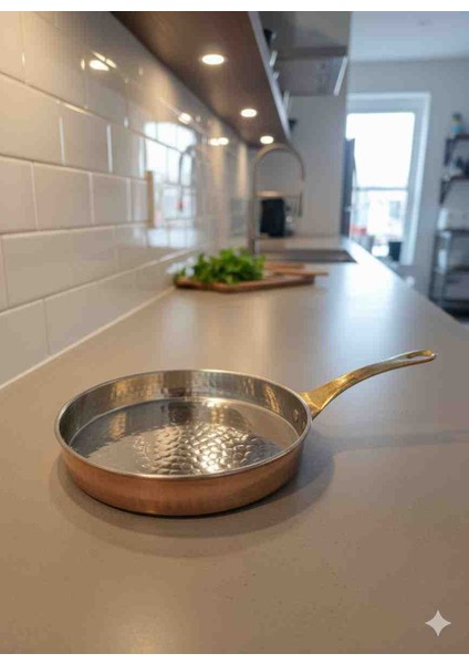 Bakır Kalaylı Sos Tavası 15 cm