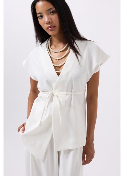 Bağcık Detay Yelek modelleri