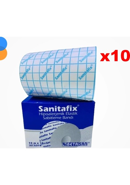 Sanita Fix Flaster 10CM x 10M - 10 Adet