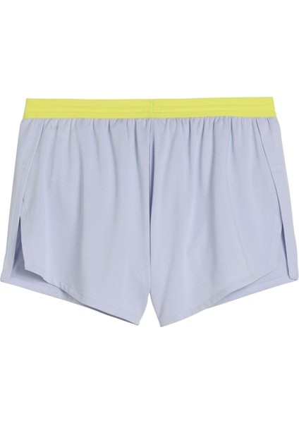 Evryday Knit 3 Splt Shrt Kadın Beyaz Koşu Şortu