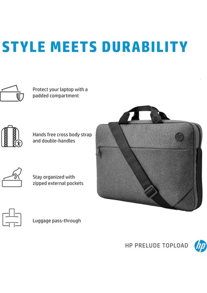 Prelude 1E7D7AA 15.6" Gri Notebook Çantası fiyatları