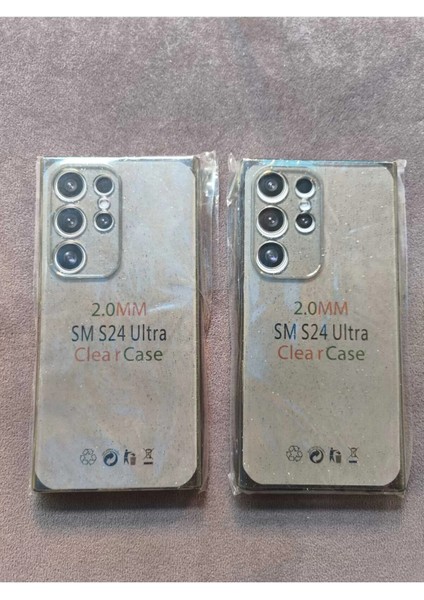 Samsung S24 Ultra Uyumlu Şeffaf Simli Silikon Kılıf fiyatları