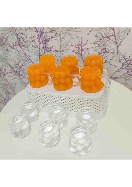 12 Parça Borasilikat Üzüm Bardak Seti | 6 Kulplu, 6 Kulpsuz