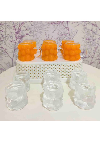 12 Parça Borasilikat Üzüm Bardak Seti | 6 Kulplu, 6 Kulpsuz modelleri