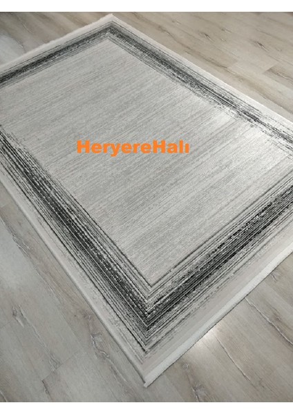 Quka Halı Istanbul Siyah Gri %100 Akrilik 160X230 cm Modern Halı fiyatları