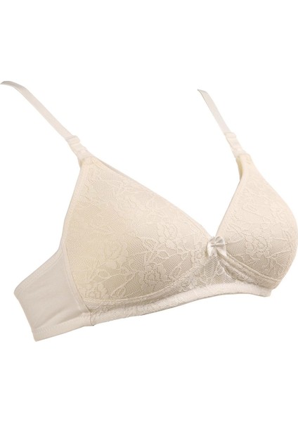 Dantelli Emzirme Sütyen Ekru 85 Beden modelleri