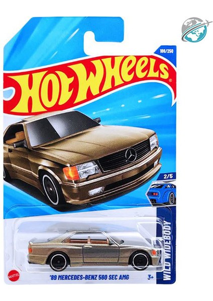 - '89 Mercedes-Benz 560 Sec Amg (1/64) Pearl Slate Grey - Yurt Dışı Uzun Kartonet - 2025 Serisi