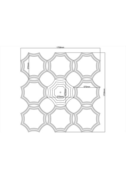 Lamba Tavan Göbeği MODÜLER-8GEN-EĞRI-DÜZ-9-PARÇA-56CM modelleri
