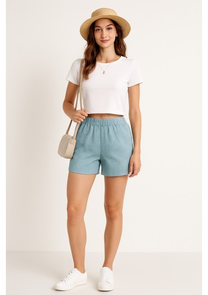 Compak Genç Likralı Şort modelleri