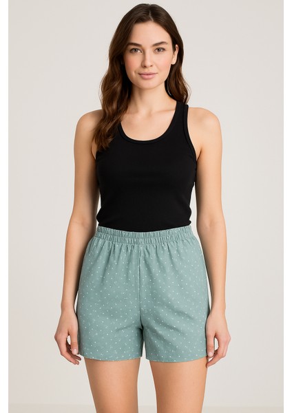 Compak Genç Likralı Şort