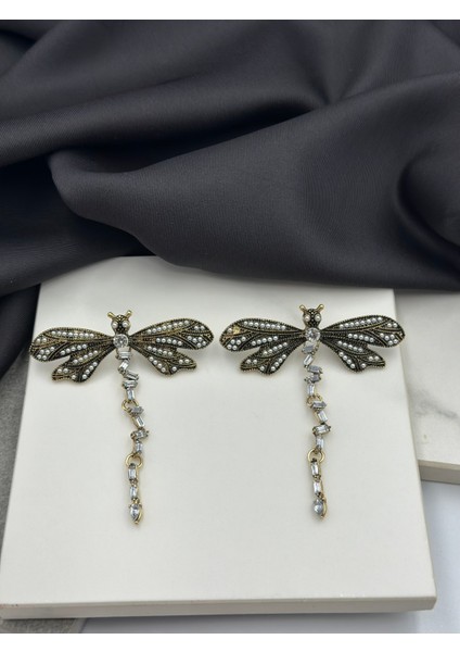 Gold Altın Yusufcuk Figürlü Marka Model Tasarım Sallantılı Küpe fırsatları