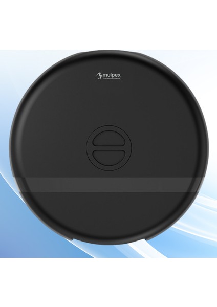 Duvara Monte Mini Jumbo Tuvalet Kağıdı Dispenseri / Kağıtlık | Premium Abs Gövde, Anahtarlı Kilit, Vidalı & Yapışkan Montaj – Siyah