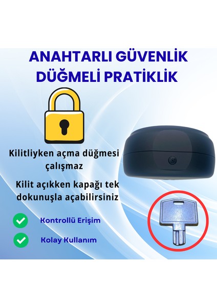 Duvara Monte Mini Jumbo Tuvalet Kağıdı Dispenseri / Kağıtlık | Premium Abs Gövde, Anahtarlı Kilit, Vidalı & Yapışkan Montaj – Siyah fırsatları