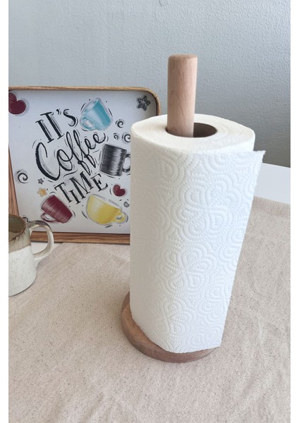 Ahşap Kağıt Havluluk – Kayın Ağacı Rulo Havluluk (28 Cm)