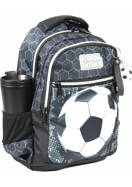 Ch 23653 Futbol - 3' Lü Okul Çantası Seti - Sırt ve Beslenme Çantası + Kalemlik modelleri
