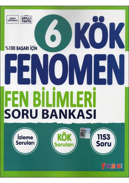 Fenomen 6.sınıf Kök Fen Bilimleri Soru Bankası