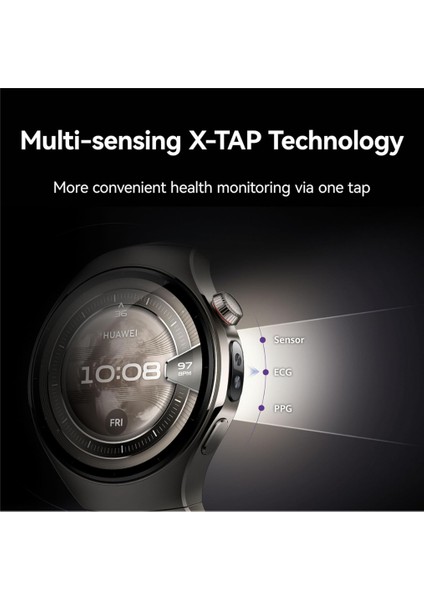 Watch 5 Akıllı Saat – X-Tap Çoklu Algılama Teknolojisi, Gerçek Zamanlı Parmak Ucu Oksijen Ölçümü, Sağlık Özeti, Esım Desteği, Iki Farklı Pil Modu,... fırsatları