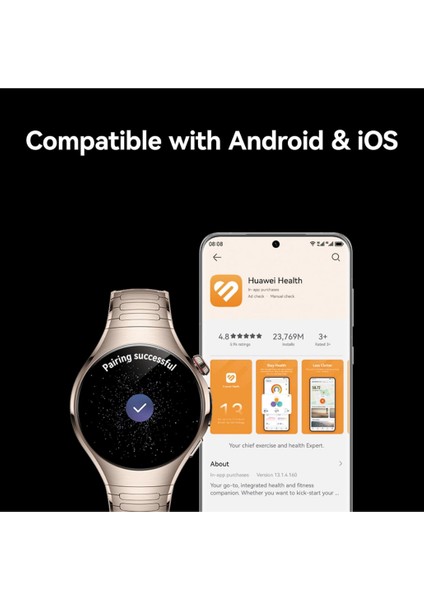 Watch 5 Akıllı Saat – X-Tap Çoklu Algılama Teknolojisi, Gerçek Zamanlı Parmak Ucu Oksijen Ölçümü, Sağlık Özeti, Esım Desteği, Iki Farklı Pil Modu,...