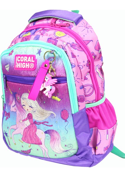 Ch 23481 Unicorn Prenses - 3' Lü Okul Çantası Seti - Sırt ve Beslenme Çantası + Kalemlik modelleri