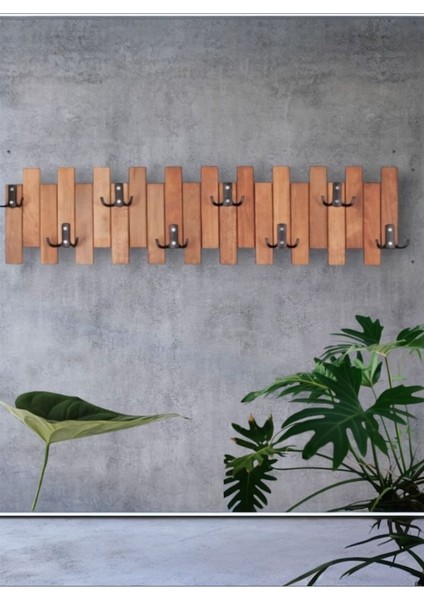 Ahşap Duvar ve Kapı Askılığı 8 Kancalı 23X91 cm fiyatları