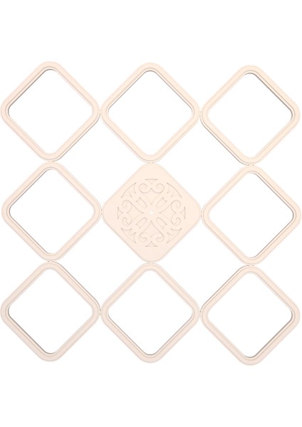 Lamba Tavan Göbeği MODÜLER-KARE-EGIMLI-54-9-PARÇA-56C