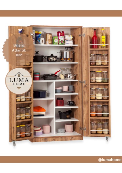 Brienz Tekerlekli Kiler Dolabı