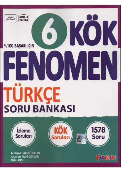 Fenomen 6.sınıf Kök Türkçe Soru Bankası