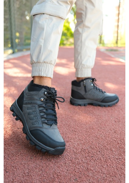 Unisex Füme Outdoor Bot – 1. Sınıf Malzeme, Fermuarlı, Ortopedik Taban ve Koku Önleyici Astar indirimleri