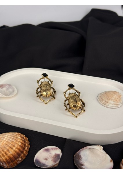 Vintage Şans Böceği Marka Model Küpe fiyatları