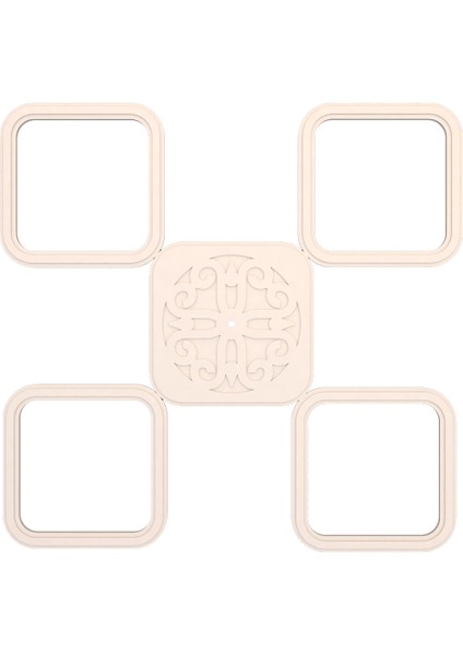 Lamba Tavan Göbeği MODÜLER-KARE-EGIMLI-54-5-PARÇA-56C