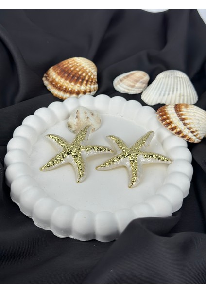 Deniz Yıldızı Tasarım Yaz Konseptli Marka Model Küpe fiyatları