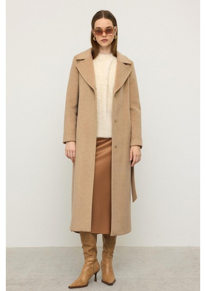 Ceket Yaka Yakası ve Kolları Çıkabilen Kürklü Uzun Kaban A.kamel 3088 fırsatları